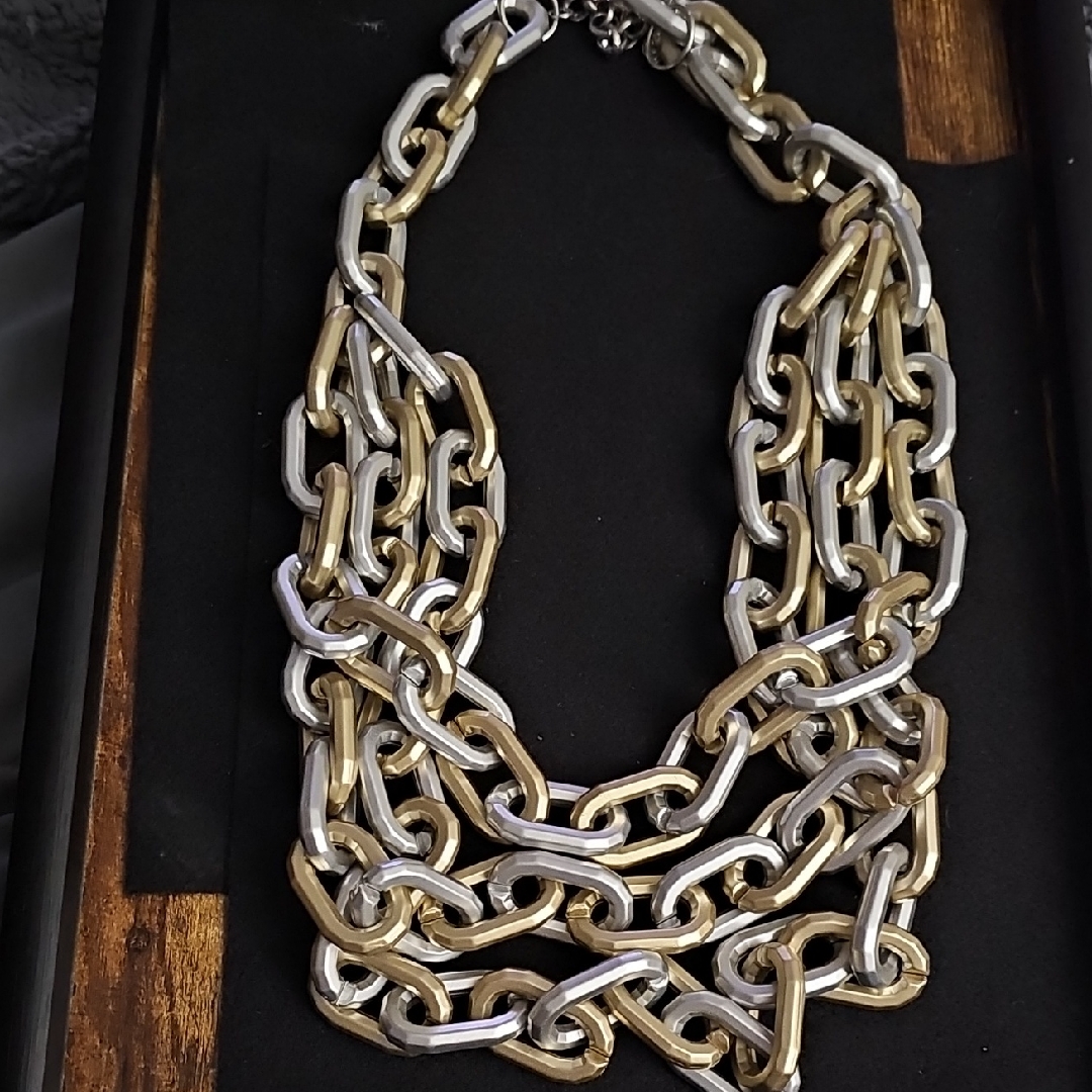 Sassy Jones Gold And Silver Statement Necklace